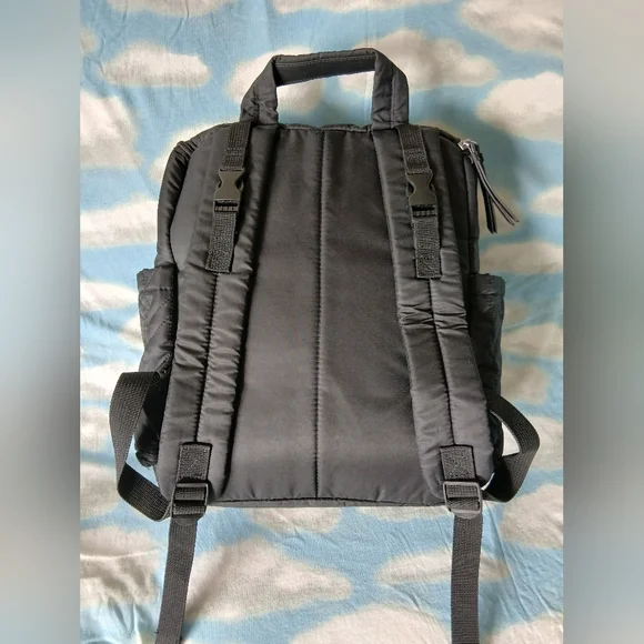 Skip Hop Quilted Backpack Black - Picture 2 of 16